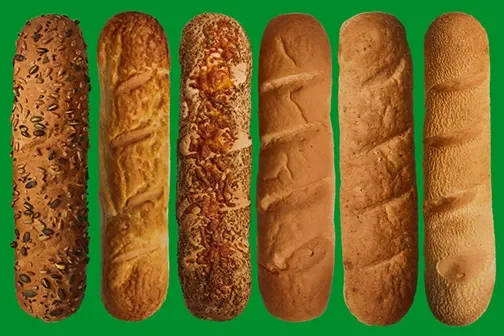 6 Different Subway Baguette Styles